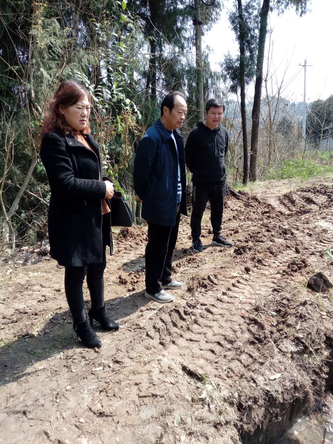 院长陈永龙一行到长树岭村调研督导扶贫工作