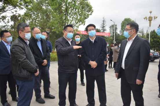 高坪区委主要领导到我院调研疫情防控工作